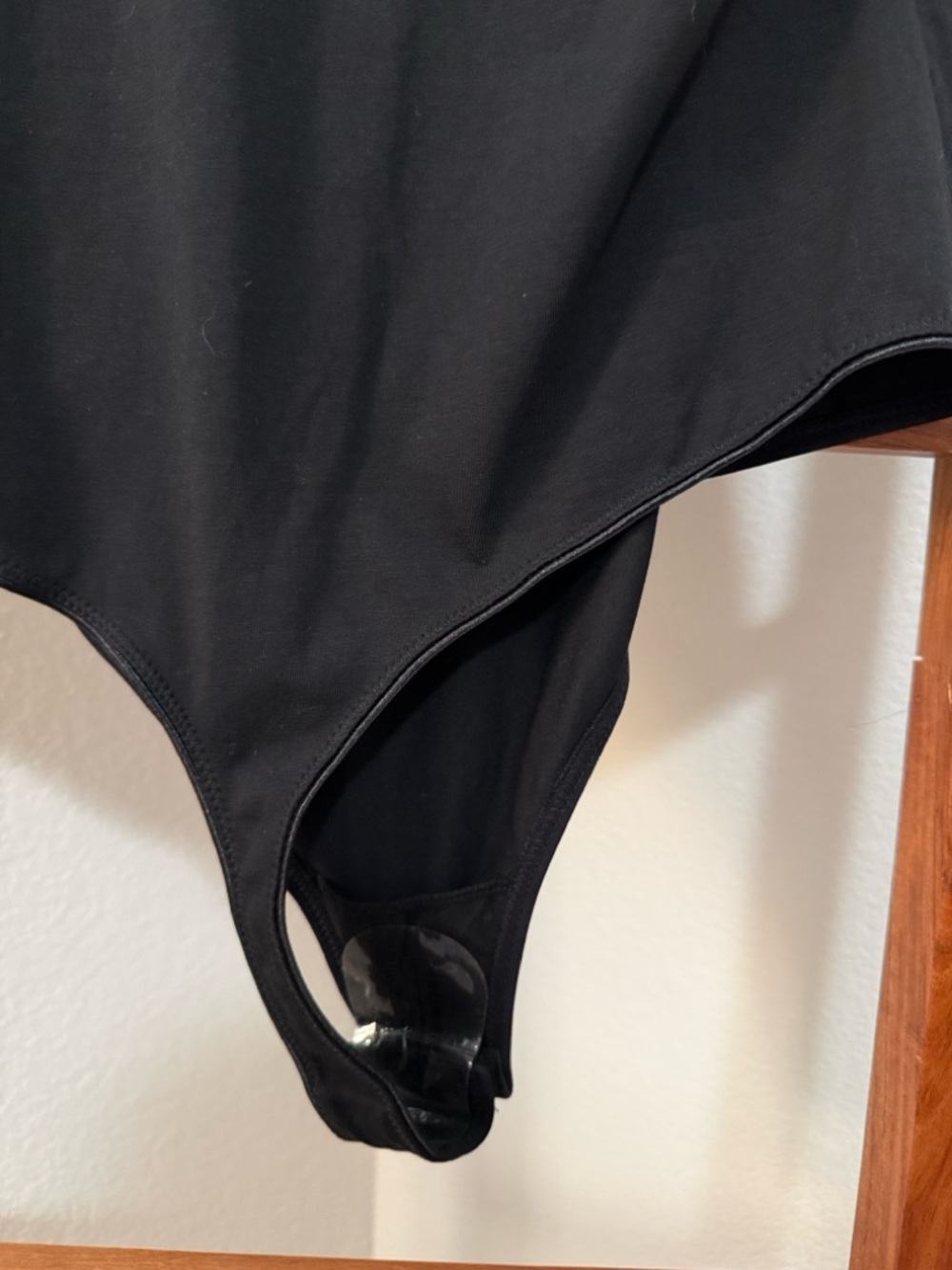 Intimately Free People Black Scoop Neck Short Sleeve Bodysuit XL NWT - Picture 4 of 5